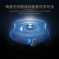 苏泊尔电饼铛家用双面加热 上下盘单独加热 煎烤机 加深烤盘可拆洗 电煎锅 烙饼锅煎饼铛 JC32R01