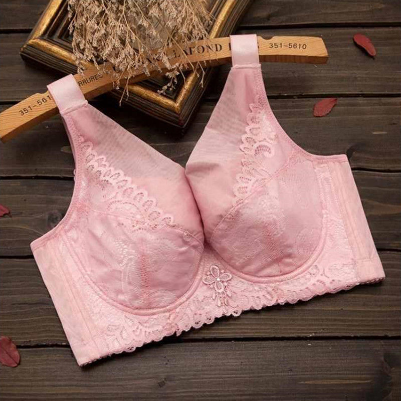 波迷娜bomina200斤胖妹妹大号胸罩大胸显小薄款内衣女大码胖mm聚拢