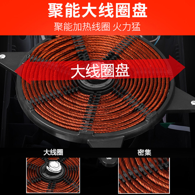 志高商用电磁炉3500W大功率商用款5000W电炉灶灶台饭店电灶电磁灶 (4%选)3500W全不锈钢(定时+防水板)+汤高清大图