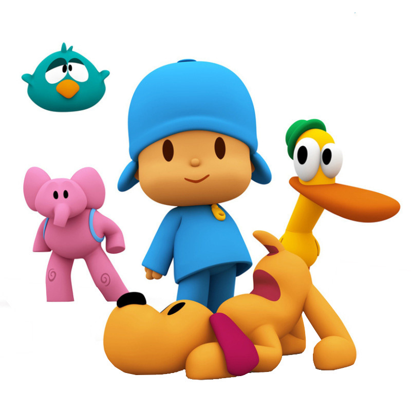 pocoyo小p优优毛绒娃娃玩具公仔优优软塑胶面版深圳玩具