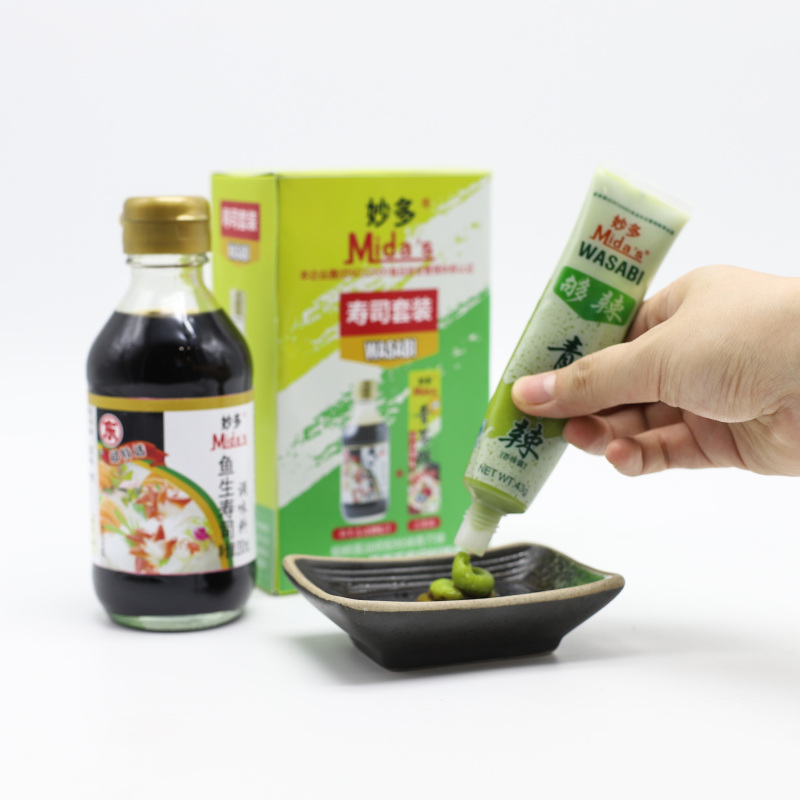 妙多寿司套装 寿司酱油200ml+青芥辣43g