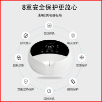 南极人(NanJiren) 智能水暖电热毯水循环调温电褥子安全无辐射家用炕双人 1.5*1.8 银灰色 无线版