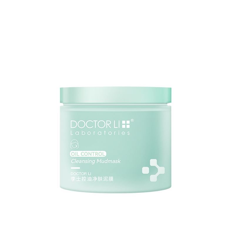 DOCTOR LI李士控油净肤泥膜100g 控油净肤泥膜改善黑头角质绿泥清洁涂抹面膜LYS-035
