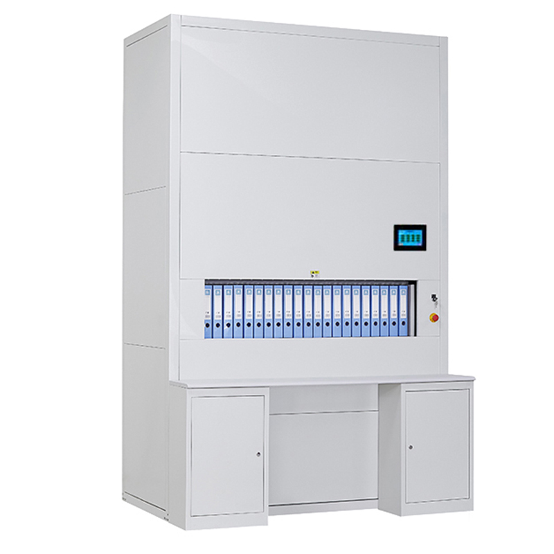 圣德列智能回转柜档案密集文件联网可升降选层柜智能垂直回转柜高清大图