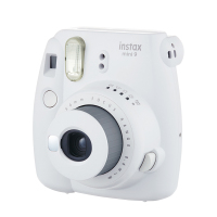 富士(FUJIFILM)INSTAX 拍立得 相机 一次成像相机MINI9 烟灰白 富士小尺寸胶片相机 白色