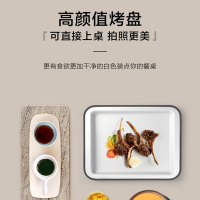 北鼎(BUYDEEM)T535定制配件 陶瓷釉烤盘陶瓷油纯平家用烤盘烤箱配件