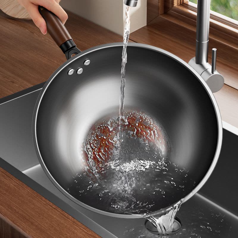 康巴赫无涂层深氮真不锈32cm[无盖]图片