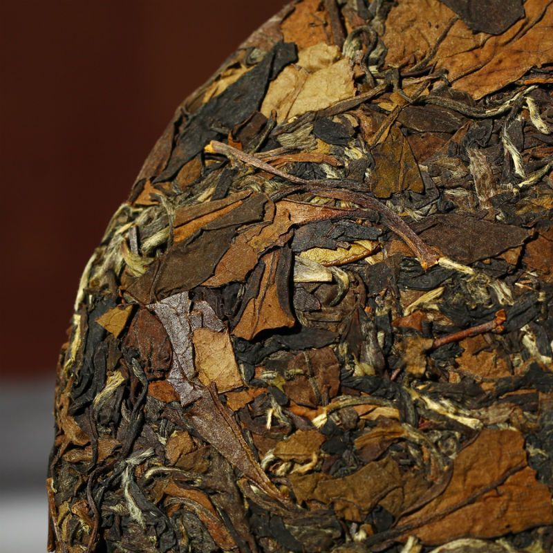 福岗福鼎白茶茶叶陈年高山春寿眉福建磻溪老白茶饼350g