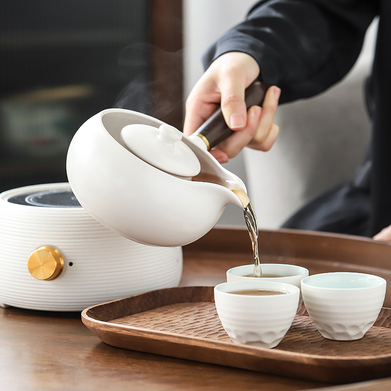 普洱煮茶器耐高温陶瓷煮茶壶魅扣电热电陶炉煮茶电陶炉