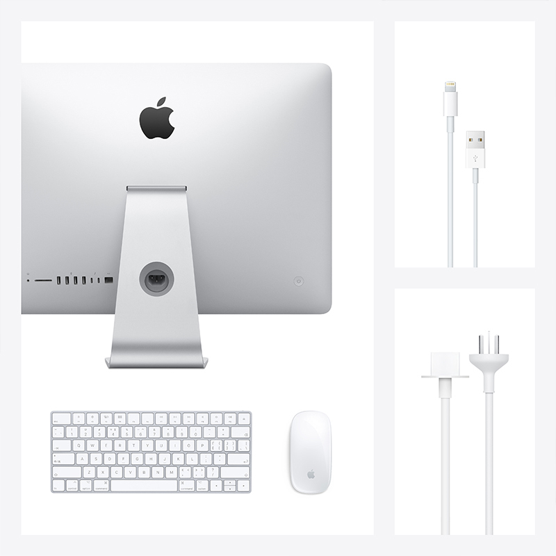 Apple iMac 21.5英寸 一体机电脑 设计师电脑(i3 3.6GHz 8GB内存 256GB固态硬盘 RP555X显卡 4K屏 MHK23CH/A)