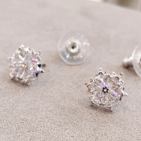 SWAROVSKI 施华洛世奇 唯美浪漫雪花MAGIC耳环人造仿水晶耳钉耳饰女5428430 礼物女轻奢饰品