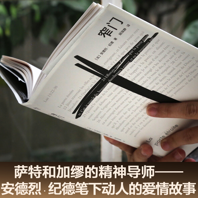[正版]窄门 安德烈纪德 著 法文直译 爱情故事 外国文学世界名著长篇小说 诺贝尔文学奖经典 读完《窄门》便读懂了纪德高清大图