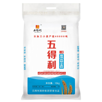 五得利 三星富强高筋小麦粉5kg面粉 富强粉 多用途家用中馒头包子饼面条面包烘焙通用面粉 优质10斤原料白面