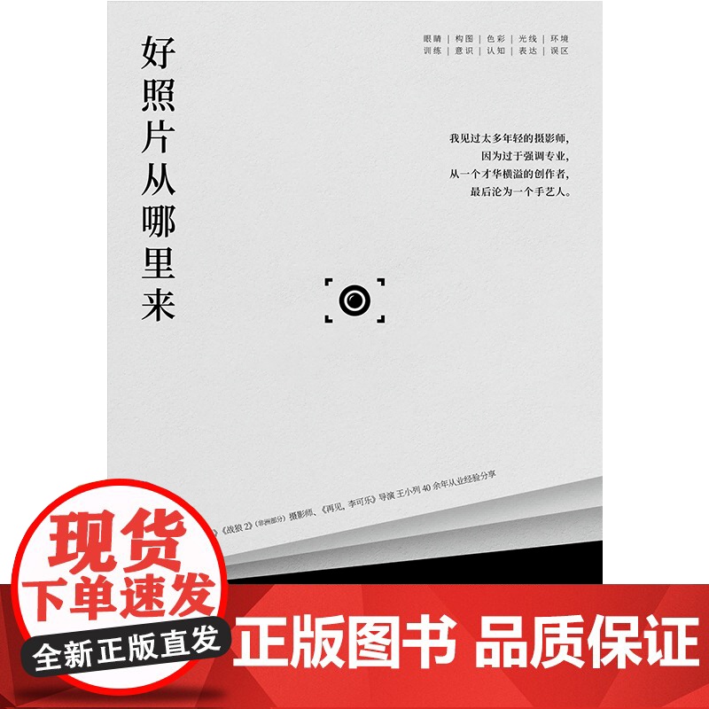 好照片从哪里来 你看见什么 才能创造什么 王小列著 甲方乙方云水谣战狼2摄影师王小列 40余年从业经验分享 中信出版社图高清大图