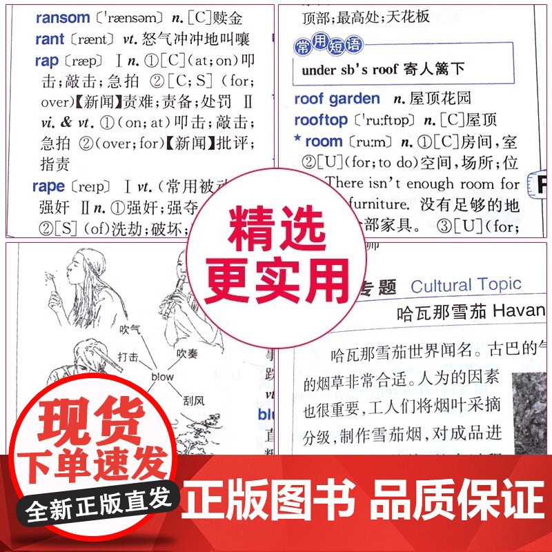 2025年新编双色本正版高中初中小学生专用实用新英汉词典汉英互译双解多全功能工具书大全新华现代汉语英语英文小字典2024高清大图