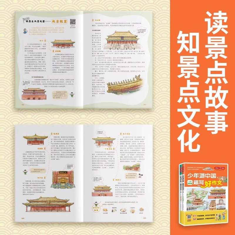 [全2册]少年游中国 趣写好作文 [正版]2023新版开心作文少年游中国趣写好作文三四五六年级小学生人文自然景点文化科普高清大图