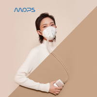 MOPS 忻风2代随身空气净化器 智能防雾霾防尘电动口罩 PM2.5运动口罩男女 香槟金