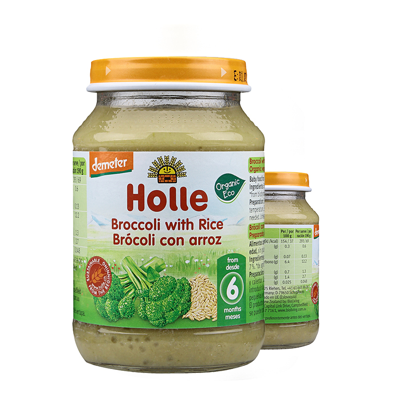 Holle凱莉 有機西蘭花全穀米飯 190g