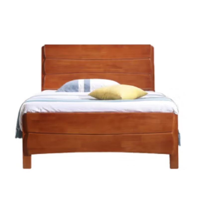 中泰(jongtay)1.35米实木床现代新中式单人床 J-CDZ69高清大图