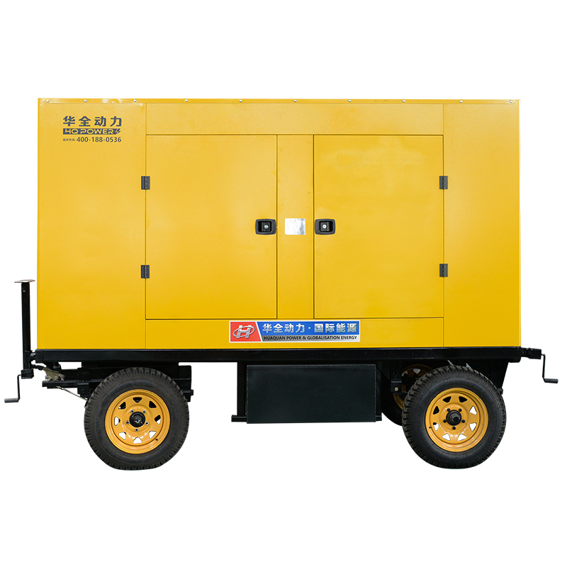 华全移动式300kw大型柴油发电机组 电启动400马力无刷永磁水冷柴油发电机 大功率300千瓦三相水冷全铜柴油发电机组