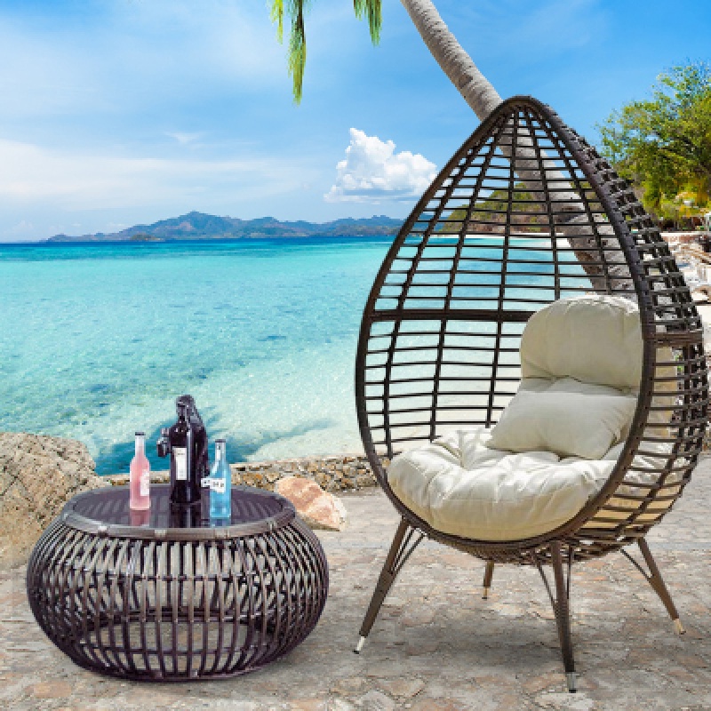 懒人藤沙发鸟巢室外庭院阳台千秋吊椅庭院休闲椅躺椅沙发新款简约参数