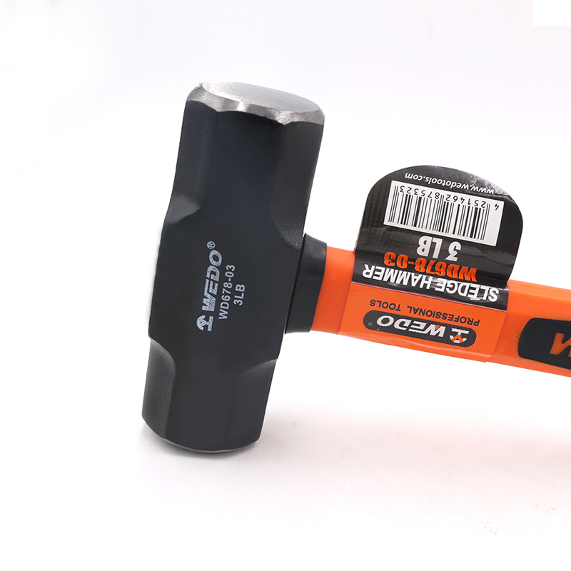 维度（WEDO）WD678-20 包塑柄八角锤 碳钢 20磅（20lb）方头锤 重型手锤高清大图