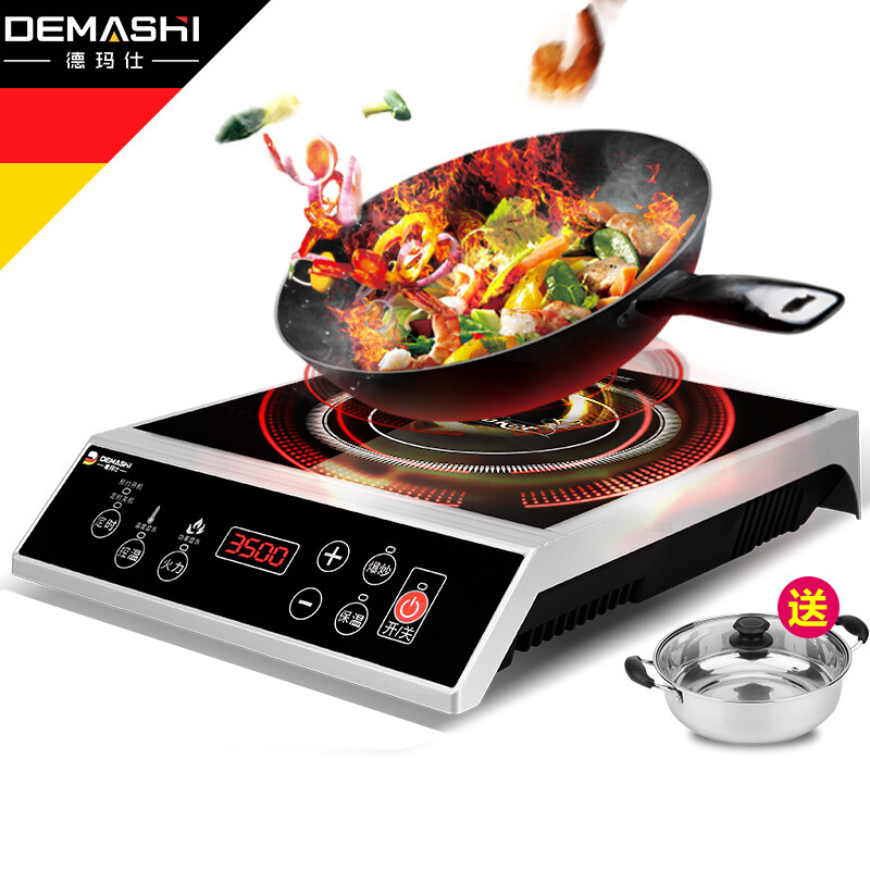 德玛仕(DEMASHI)35P6-CM1 商用电磁炉 电磁炉家用 3500W大功率电磁炉 电磁炉灶 火锅电磁炉