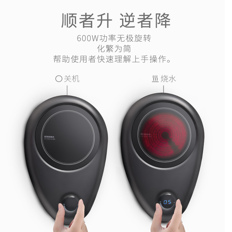 SEKO新功Q29小型电陶炉家用小茶炉煮茶器茶具烧水壶电磁茶炉套装