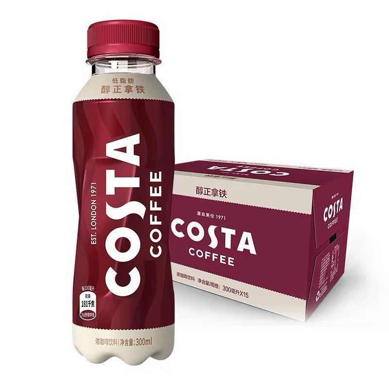 可口可乐COSTA咖世家浓醇浓咖啡300ML*15瓶整箱即饮咖啡饮料