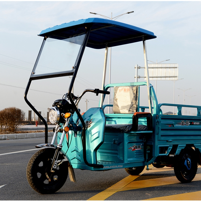 电动三轮车车棚雨篷古达遮阳雨棚快递驾驶前车头棚电瓶车蓬全包