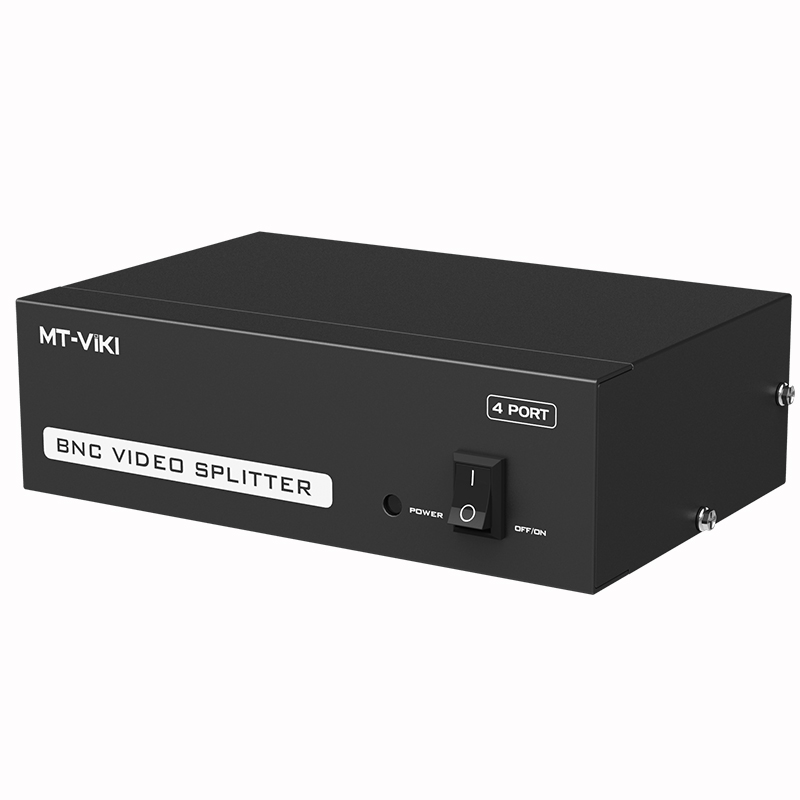 迈拓维矩MT-104BC bnc分配器一分四高清监控视频摄像头分配器1进4出高清大图