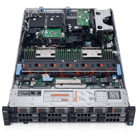 戴尔（Dell）R740XD服务器 存储型服务器主机 1颗银牌4110 2.1Ghz|双电源 64G内存｜600G SAS*8｜H730