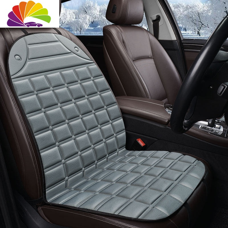 舒适主义汽车加热坐垫车载座椅垫电热暖靠垫单片褥子通用冬季车用12v