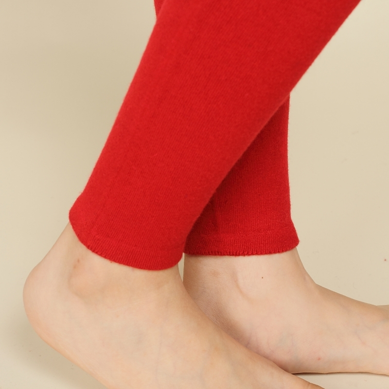 新款羊毛裤女修身无缝高腰收腹女士秋冬加厚线裤保暖绒打底裤