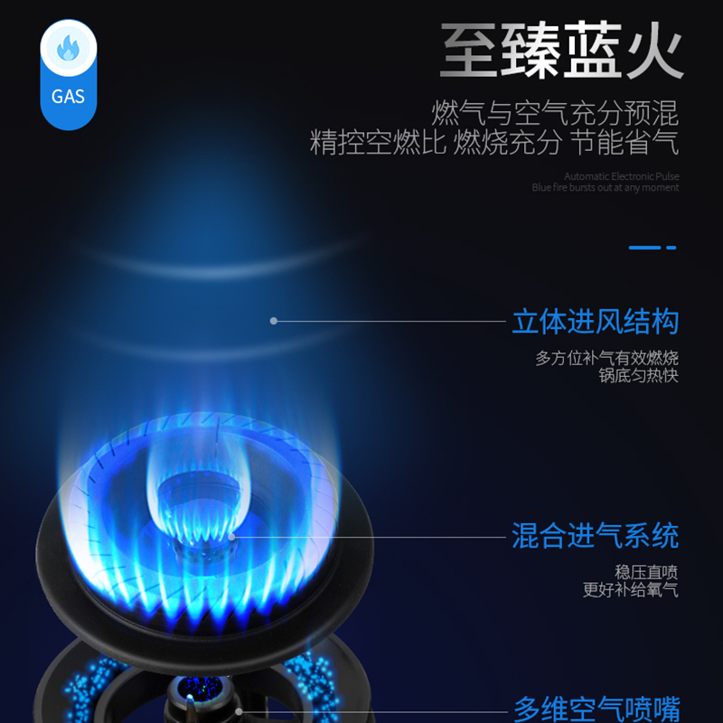 红日(RedSun)钢化玻璃台嵌两用燃气灶天然气灶双灶液化气灶煤气灶家用EB001B(液化气)