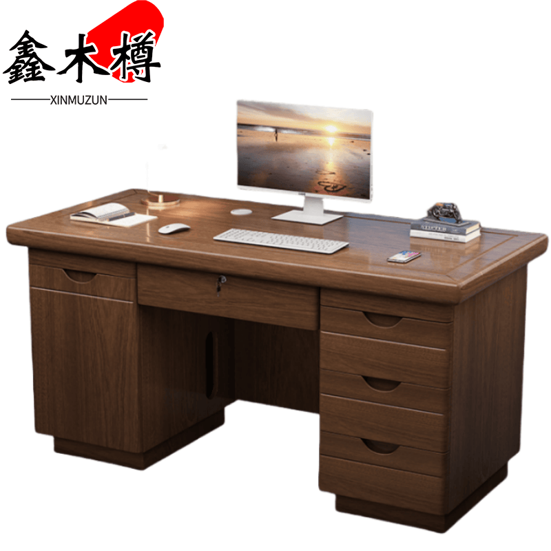 鑫木樽办公桌1200mm张高清大图