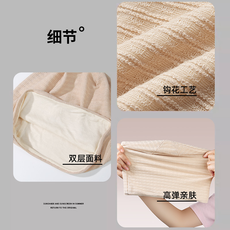 睡帽女夏季薄无压感防乱发帽子空调房防风堆堆帽男春秋包头月月房高清大图