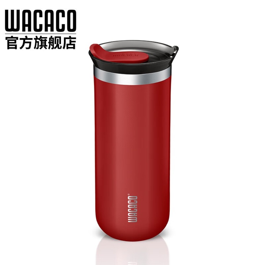 WACACO Octaroma 随行保温杯 大号 435毫升 车载隔热户外手持咖啡壶 灰色高清大图