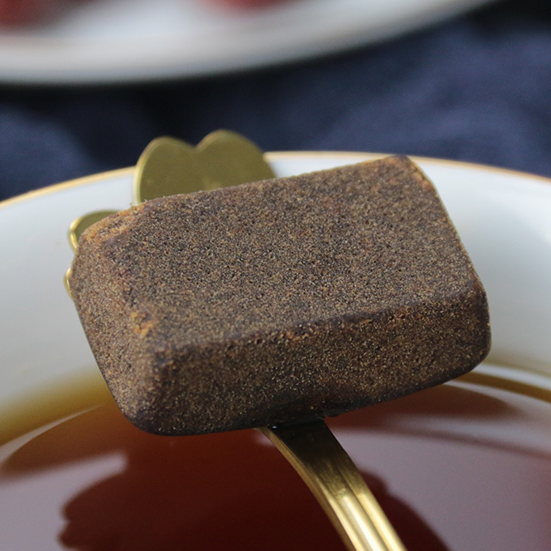 金怡神原味黑糖块糖纯正甘蔗黑糖古法熬制原味黑糖袋装125g