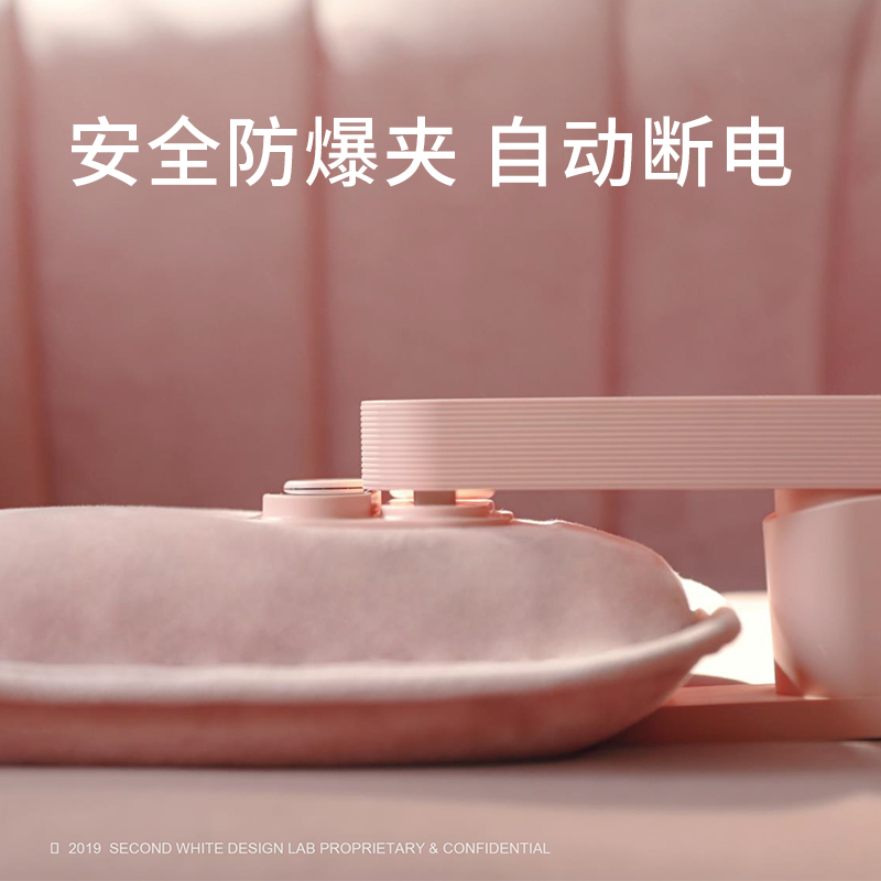 南极人2020年新款热水袋充电式女暖手宝可爱毛绒防爆数显电热水袋