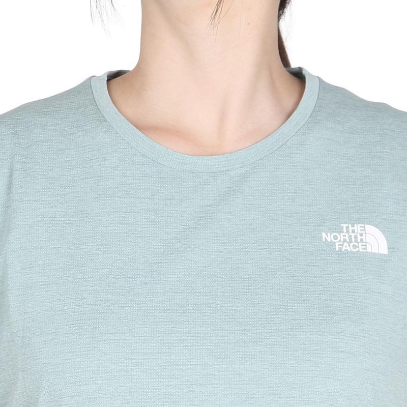 户外速干反光logo女款短袖T恤冰川绿Iceberg Green