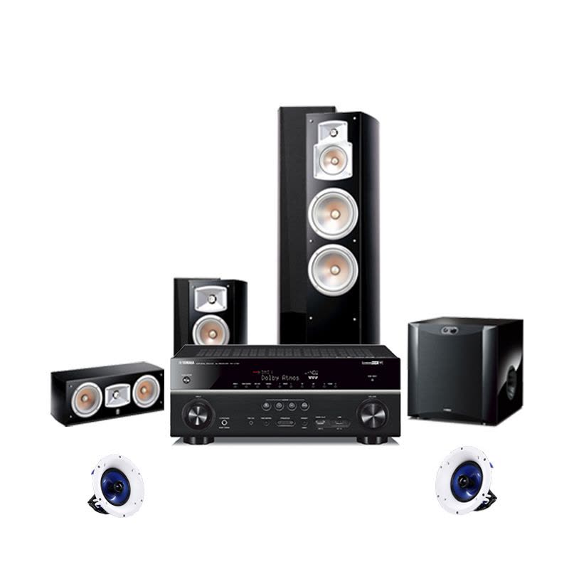 Yamaha/雅马哈 RX-V781+NS-777套装+SW200+IC600 7.1家庭影院套装图片