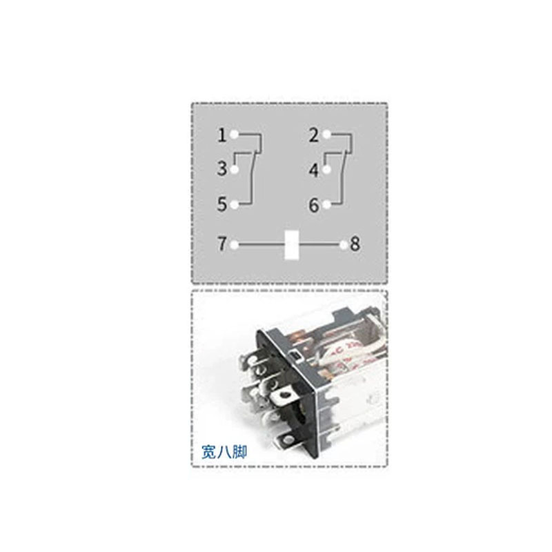 正泰 中间继电器电磁小型继电器 JQX-13F(D)/2Z 宽8脚带底座交流 AC380V 10个/组 (单位:组)高清大图