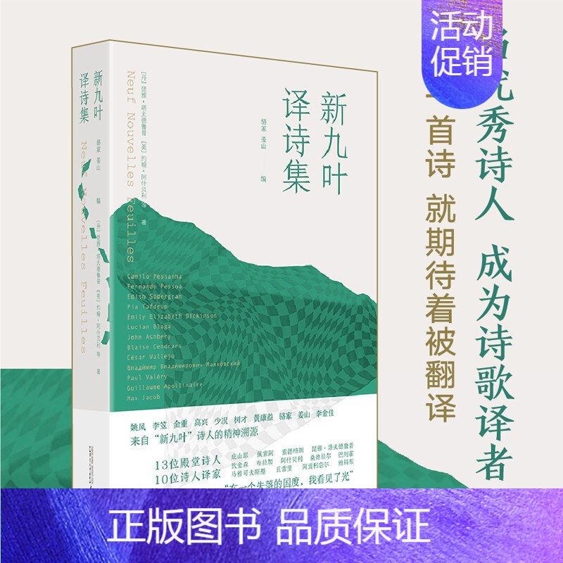 【正版】 新九叶译诗集 琵雅·塔夫德鲁普 等著 收藏200年世界诗歌精华 狄金森 佩阿索 诗人 外国诗歌诗词小说
