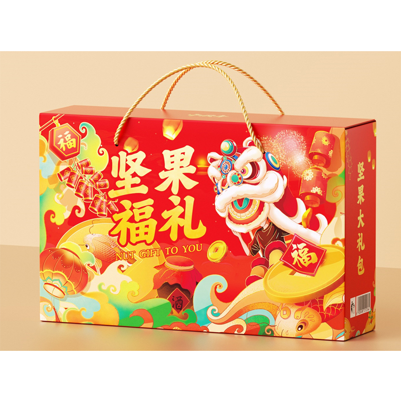 享食者坚果福礼16包坚果零食礼盒1055g年货坚果礼盒送礼整箱混合干果零食大礼包送长辈春节礼品