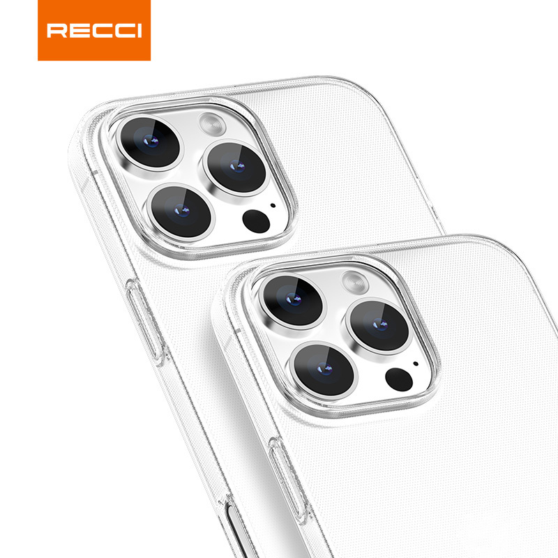 Recci锐思iphone16pro清逸手机保护壳高透抗黄变材料包边保护壳