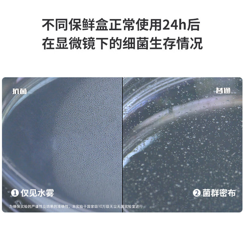 茶花(CHAHUA) 冰箱保鲜盒 出游野餐盒储物盒Ag+抗菌密封不漏水冷藏2600ml高清大图