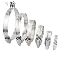橡箭 304不锈钢管箍16-25mm 个