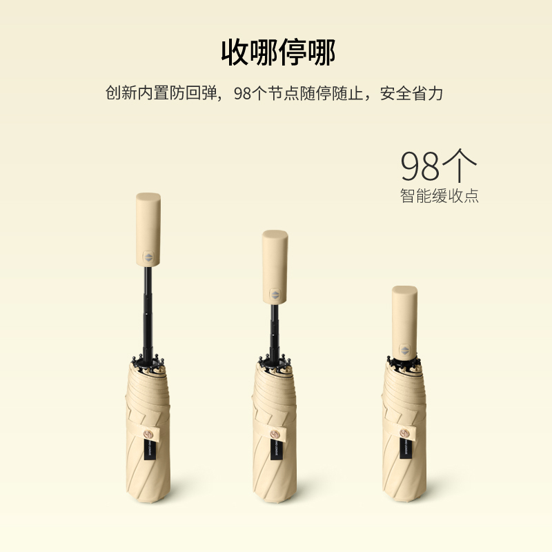 防回弹全自动雨伞晴雨两用防晒折叠遮阳太阳伞男士女防紫外线1602
