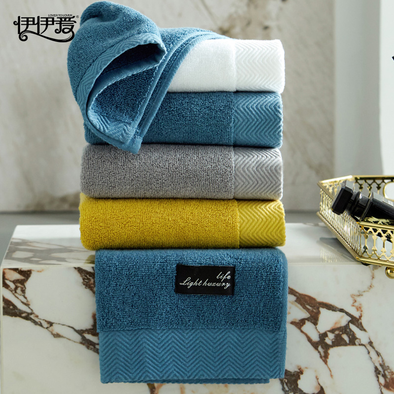 伊伊爱 YBH25212 迪迈 浴巾 灰色高清大图